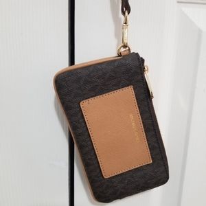Michael Kors Leather Wristlet